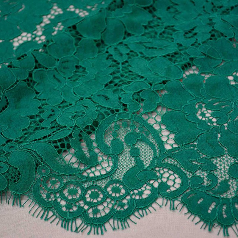 Eyelash Lace Lace Fabric Placement Floral for Apparel Wholesale Suppli 14
